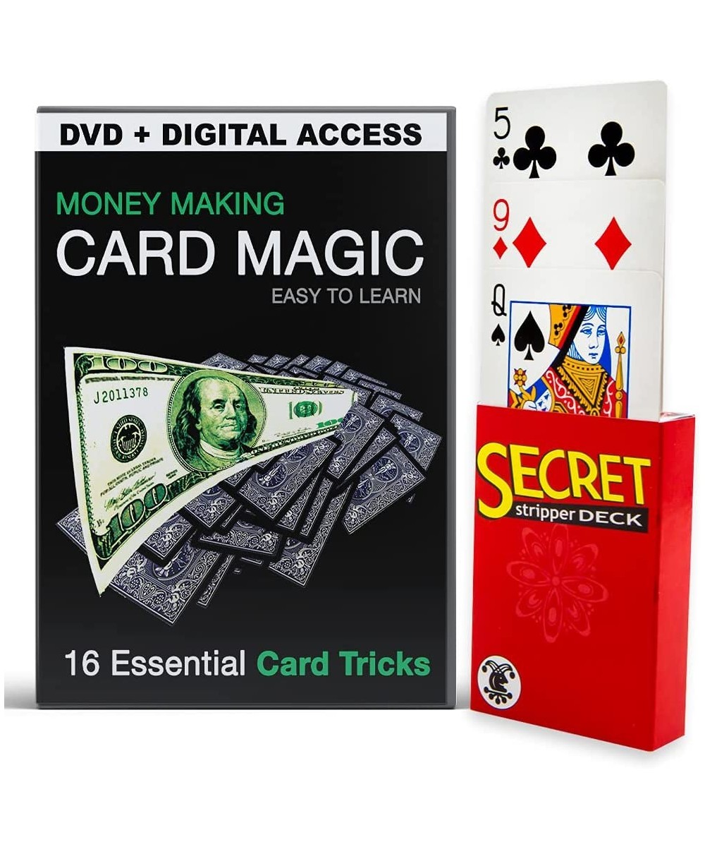 Money Making Card Magic - 16 Essential Card Tricks - DVD + Digital Access for Download $22.10 Magic Kits & Accessories