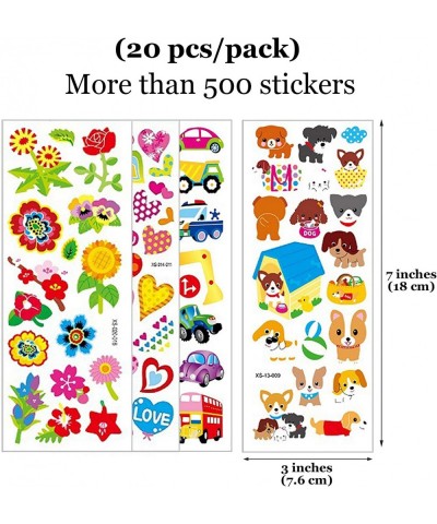 3D Puffy Stickers Giant Variety for Kids and Teachers Motivate Young Learners Great Reward for Potty Training Perfect Birthda...