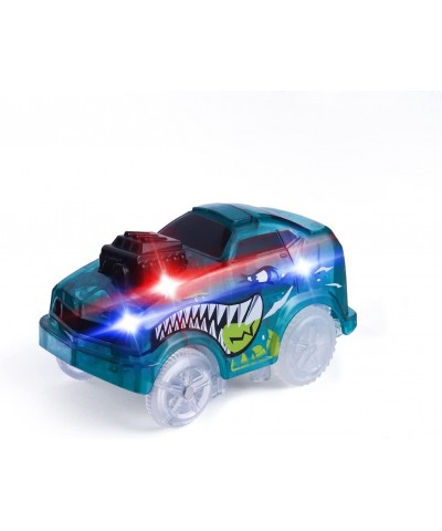 Track Car Replacement Only with 3 LED Lights Compatible with Tracks Wider Than 2.13" Race Car Accessorie for Dinosaur Race Tr...