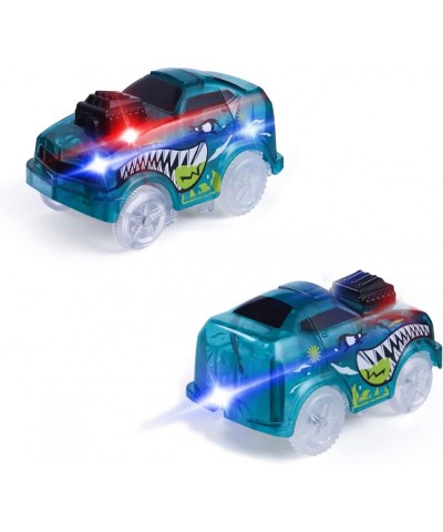 Track Car Replacement Only with 3 LED Lights Compatible with Tracks Wider Than 2.13" Race Car Accessorie for Dinosaur Race Tr...