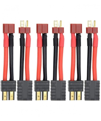 6pcs RC Lipo Battery Charger Conversion Cable Adapter Wire Tracxas to Deans T Plug Connector for Balance Charger Motor Contro...