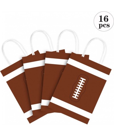 16 PCS Party Bags for Football Party Favors Bags for Football Party Bags Gift Treat Bags Paper Goody Candy Bags for Kids Boy ...