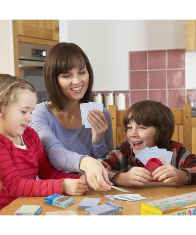 Set of 4 Classic Children's Card Games with 2 Hands-Free Playing Card Holders – Includes Old Maid Go Fish! Crazy Eights & Alp...