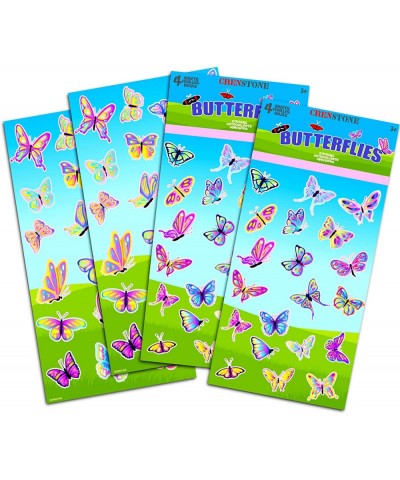 Butterflies Stickers Party Supplies Pack ~ Over 160 Butterfly Stickers for Girls Kids Toddlers Adults (Party Favor Craft Scra...