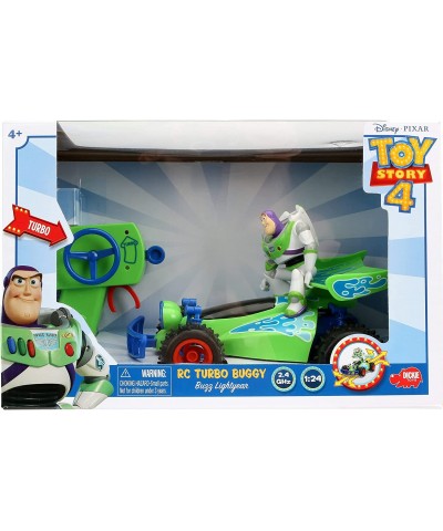 Jada Disney Pixar Toy Story 4 Turbo Buggy W/ Buzz Lightyear Radio Control Vehicle 2.4 Ghz 1: 24 Multi $56.85 Kids' Play Cars ...