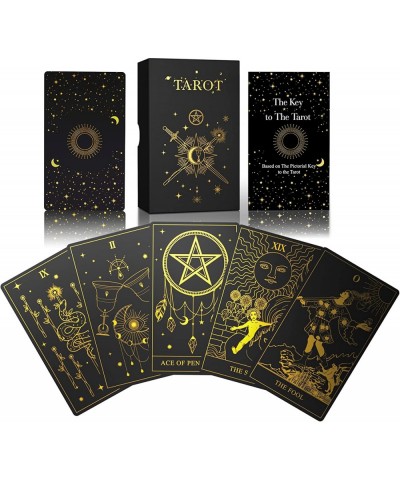 Gold Foil Tarot Cards with Guide Book Set&Gift Box for Beginner& Expert. Original DesignTarot Decks Tarot Cards Decks $49.64 ...