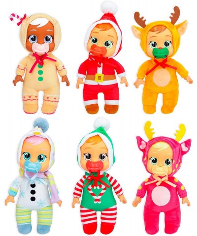 Tiny Cuddles Christmas Snowy- 9" Baby Dolls Cries Real Tears Snowman Themed Pajamas $17.60 Dolls