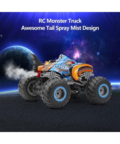 1:16 2.4 GHz All Terrain Remote Control Monster Truck RC Truck 2 Rechargeable Batteries for 80 Mins Play Spray Remote Control...