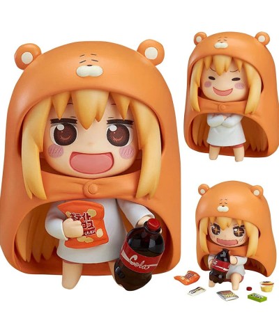 Himouto! Umaru-chan Action Figure Anime DOMA Umaru Q Version Interchangeable Face Figure PVC Collection Model Statue Desktop ...