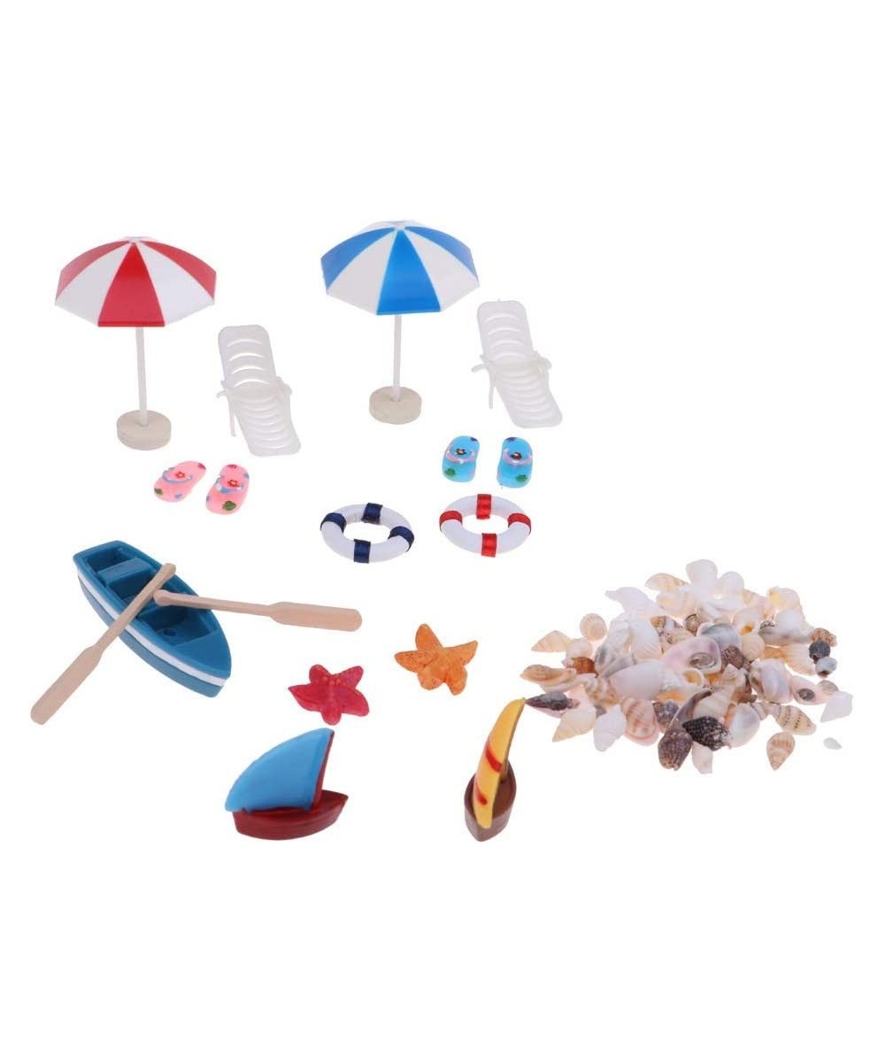 Beach Style Miniature Ornament Kits for DIY Fairy Garden Dollhouse Decoration $24.15 Dollhouse Accessories