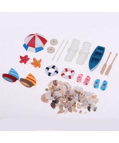 Beach Style Miniature Ornament Kits for DIY Fairy Garden Dollhouse Decoration $24.15 Dollhouse Accessories