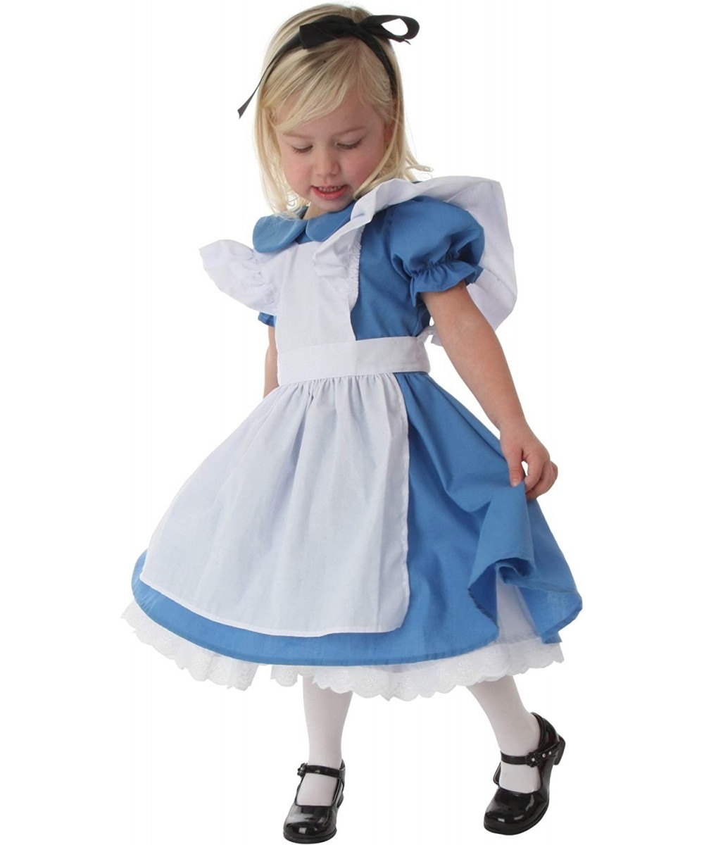 Deluxe Toddler Alice in Wonderland Costume Alice in Wonderland Dress for Girls $64.79 Kids' Costumes