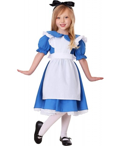 Deluxe Toddler Alice in Wonderland Costume Alice in Wonderland Dress for Girls $64.79 Kids' Costumes