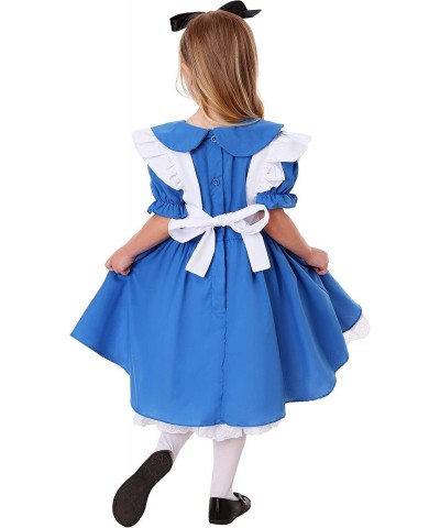 Deluxe Toddler Alice in Wonderland Costume Alice in Wonderland Dress for Girls $64.79 Kids' Costumes