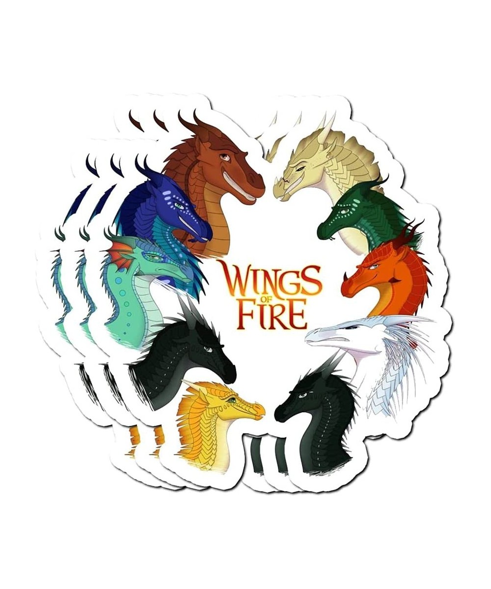 Stickers Pack 3 Vinyl Sticker for Adult Wings Journaling of Bike Fire Kids - Teens All Laptop Together for Bumper Car Water B...