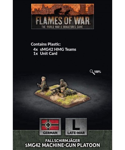 Flames of War: Late War: German: Fallschirmjager HMG Platoon (GE770) $22.67 Game Accessories