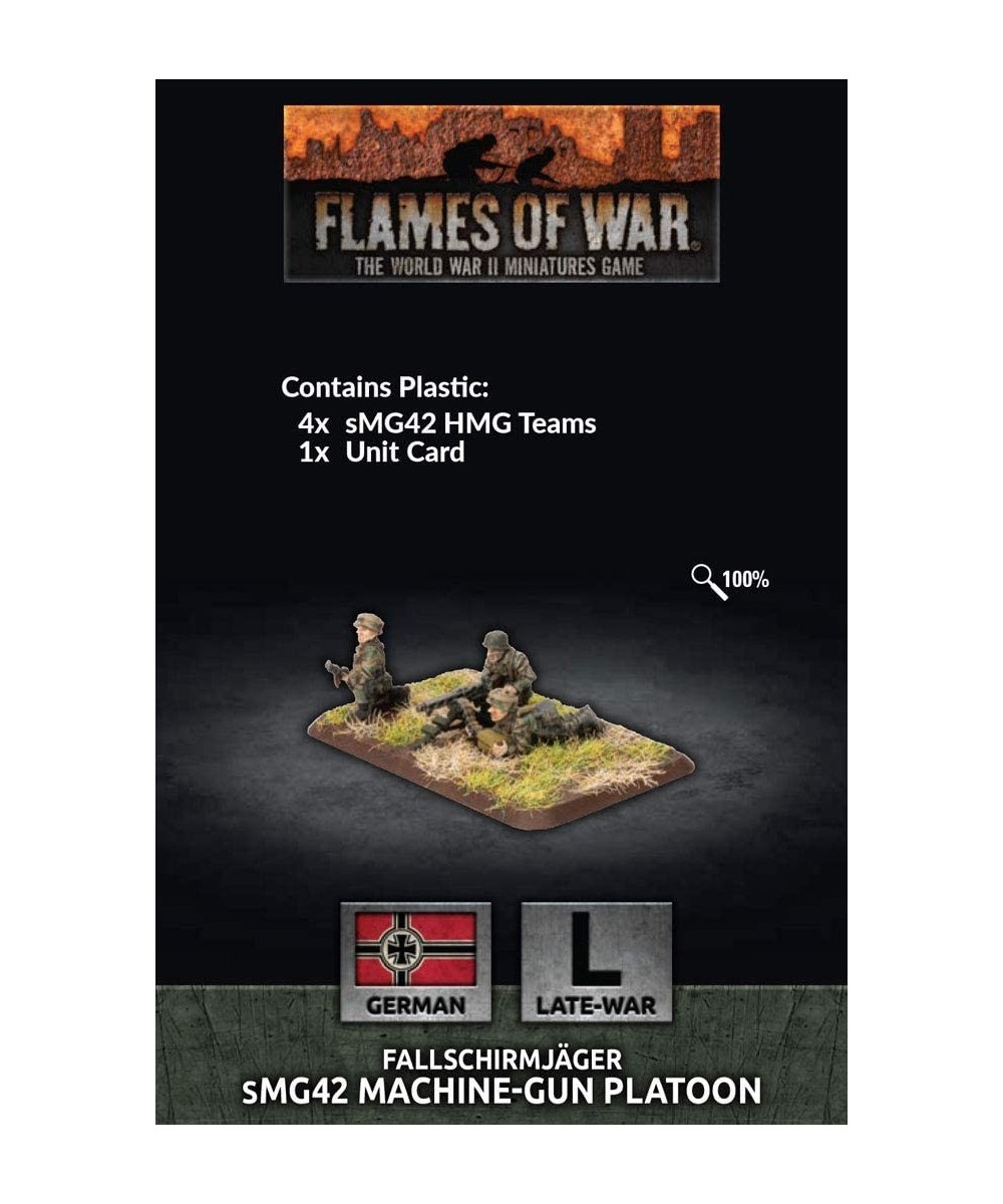 Flames of War: Late War: German: Fallschirmjager HMG Platoon (GE770) $22.67 Game Accessories