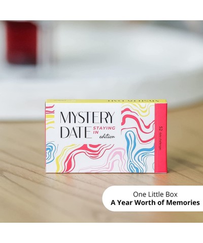 Mystery Date Staying in Edition - 52 Scratch Off at-Home Date Idea Cards with 52 Conversation Starters $28.10 Card Games