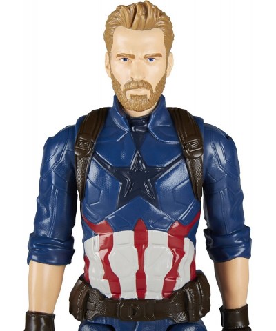 Marvel Infinity War Titan Hero Series Captain America with Titan Hero Power FX Port $18.64 Action Figures