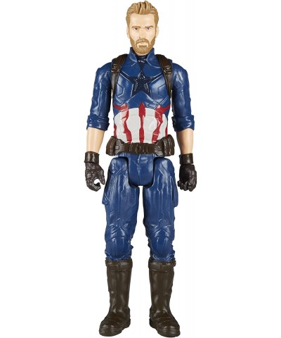 Marvel Infinity War Titan Hero Series Captain America with Titan Hero Power FX Port $18.64 Action Figures