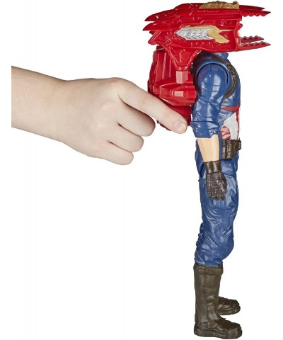 Marvel Infinity War Titan Hero Series Captain America with Titan Hero Power FX Port $18.64 Action Figures