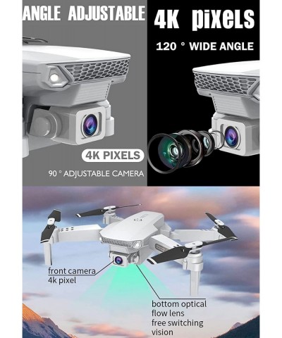 Mini Drone with Camera 1080P for Kids Cool Toys for Boys Dual Camera WiFi FPV Live Video Air Pressure Fixed Height Intelligen...