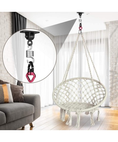 Heavy Duty Hanging Kit Swing Hangers and Hammock Spring and 360 Smooth Swing Swivel Spinner Kglobal Swivel Hook and Locking S...