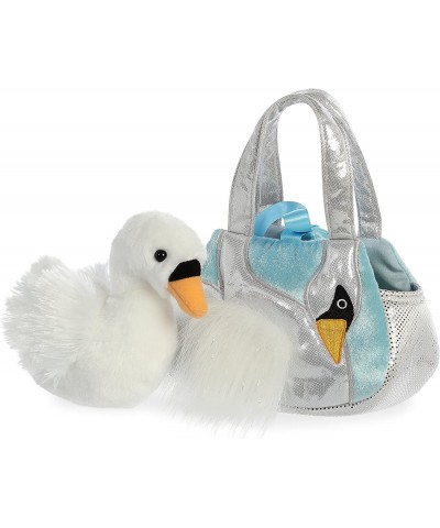 Aurora - Pet Carrier - 7" Fiona Swan Carrier $30.45 Plush Purses