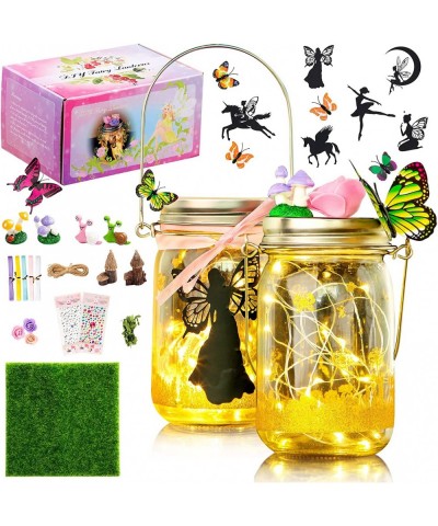 Fairy Lantern Craft Kit for Girls Creative Make Your Own Fairy Night Light Kid Arts and Crafts Mason Jar Crafts for Kids DIY ...