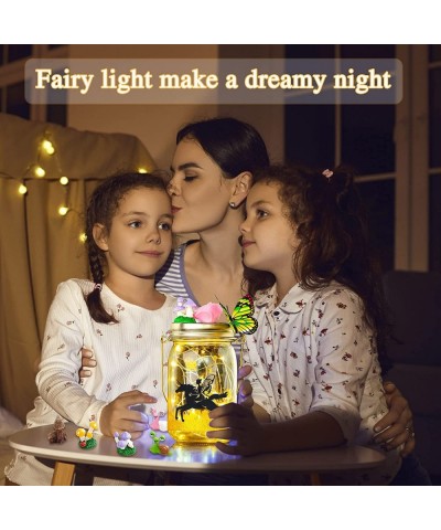 Fairy Lantern Craft Kit for Girls Creative Make Your Own Fairy Night Light Kid Arts and Crafts Mason Jar Crafts for Kids DIY ...