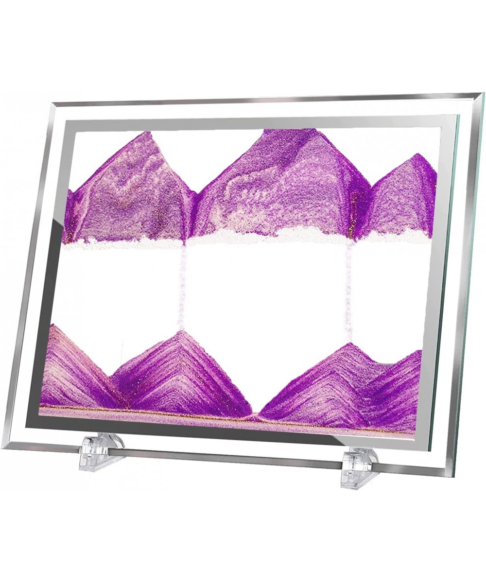 Moving Sand Art Liquid Motion - 3D Deep Sea Sandscape Picture Decor Glass Frame Display Flowing Sand Relaxing Gift for Kids A...