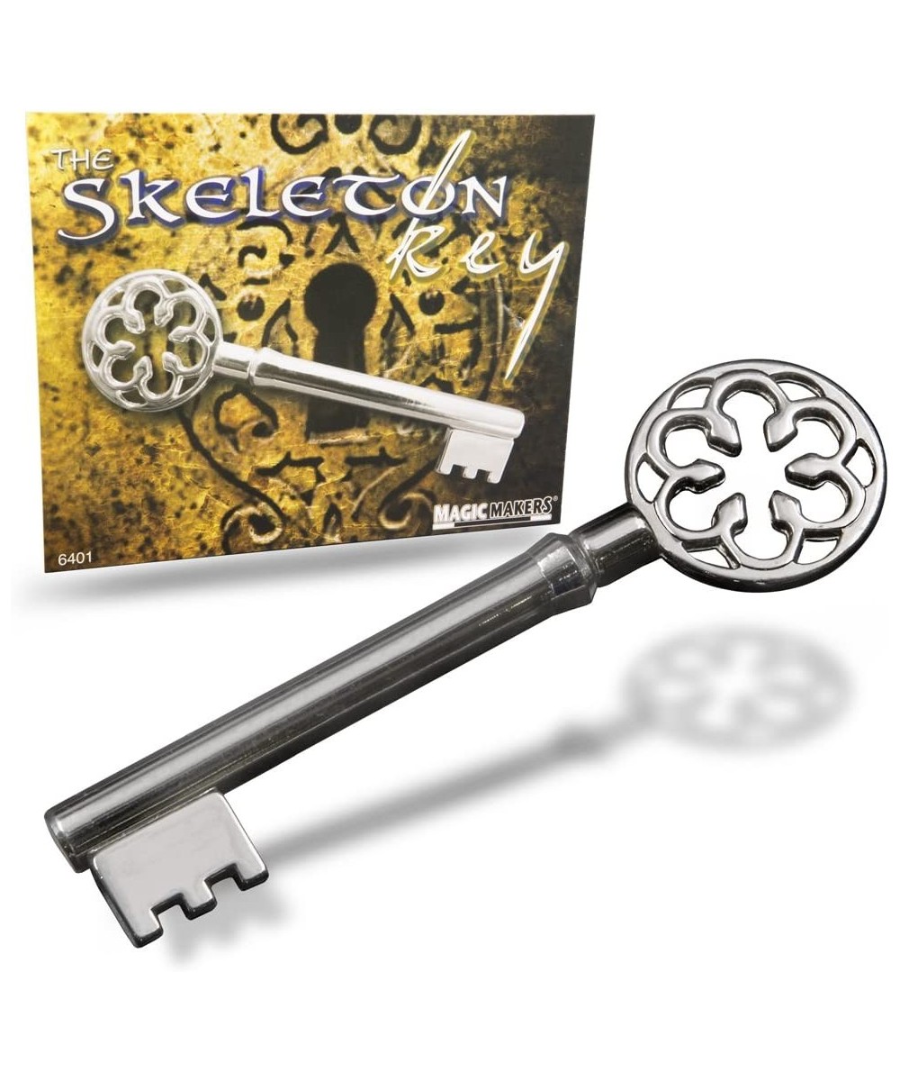 Silver Colored Metal Skeleton Key Magic Trick- Professional Performance Prop for Magicians $34.14 Magic Kits & Accessories