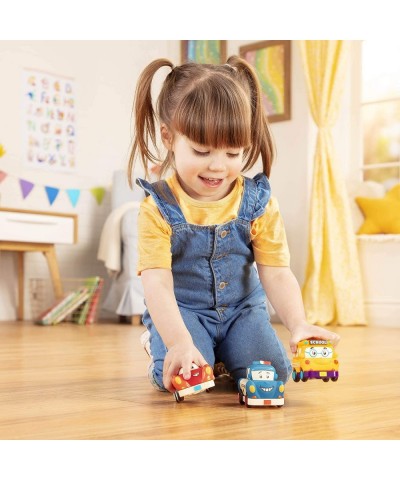 Mini Pull-Back Vehicles Set Bus & Cars Multi 3Pc Hot Rod School Bus Police Car $28.33 Kids' Play Cars & Race Cars