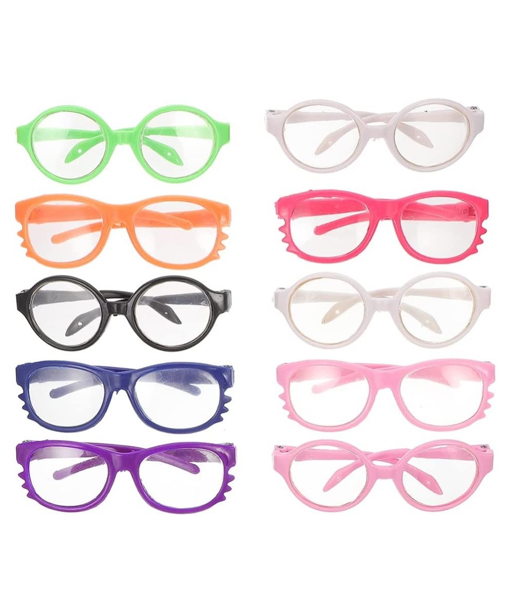 10pcs Mini Doll Glasses Doll Eyeglasses Dress Up Glasses for Doll Costume Accessories $17.70 Dolls