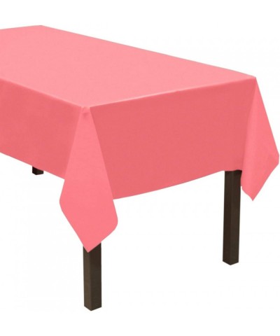 Heavy Duty Plastic Table Cover Available in 44 Colors 54" x 108" Pink $15.63 Kids' Party Tablecovers