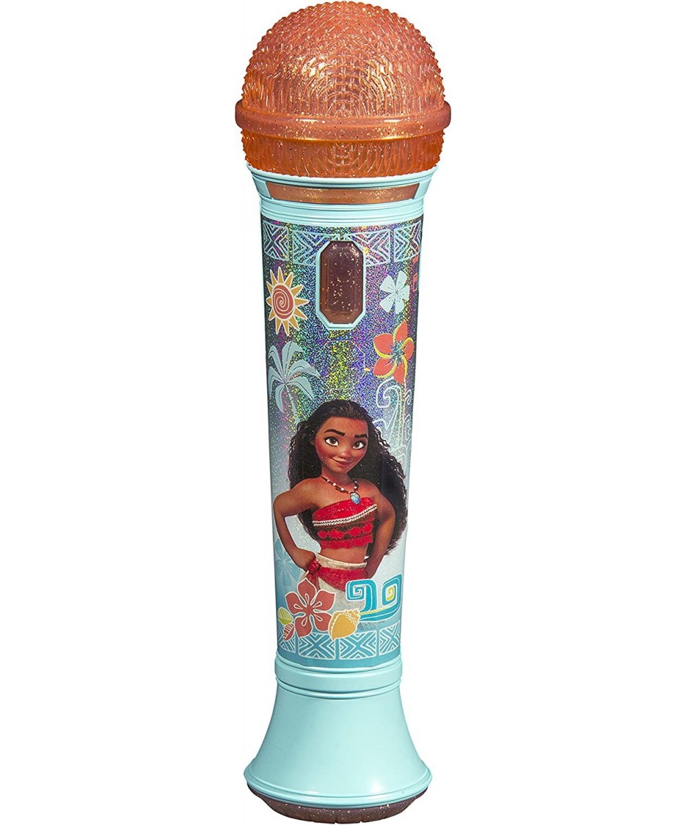 Moana Karaoke Sing Along Microphone for Kids Built in Music Flashing Lights Pretend Mic Toys for Kids Karaoke Machine Connect...