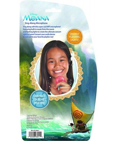 Moana Karaoke Sing Along Microphone for Kids Built in Music Flashing Lights Pretend Mic Toys for Kids Karaoke Machine Connect...