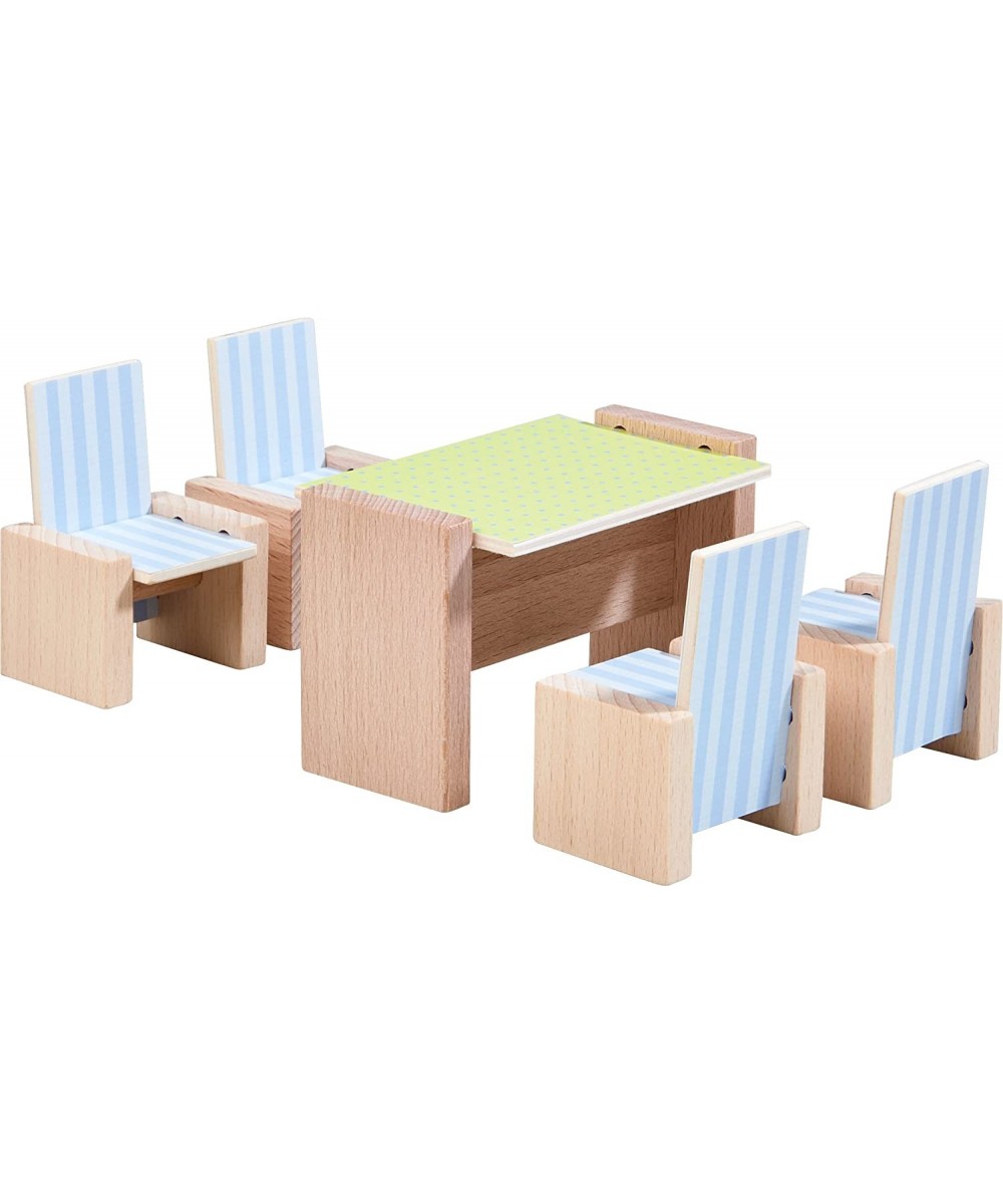 Little Friends Dining Room - Wooden Dollhouse Furniture for 4" Bendy Dolls $44.02 Dollhouse Accessories