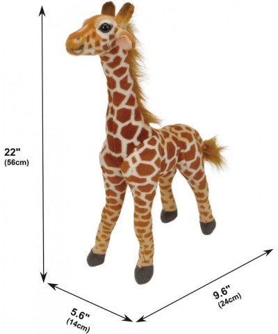 Toys Jared The Giraffe 22'' (56 cm) Standing High Real Life Stuffed Animals Plush Giraffe Peluche Jirafa Adorable Soft Toy Bi...