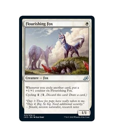 Magic: The Gathering - Flourishing Fox - Foil - Ikoria: Lair of Behemoths $11.29 Card Games