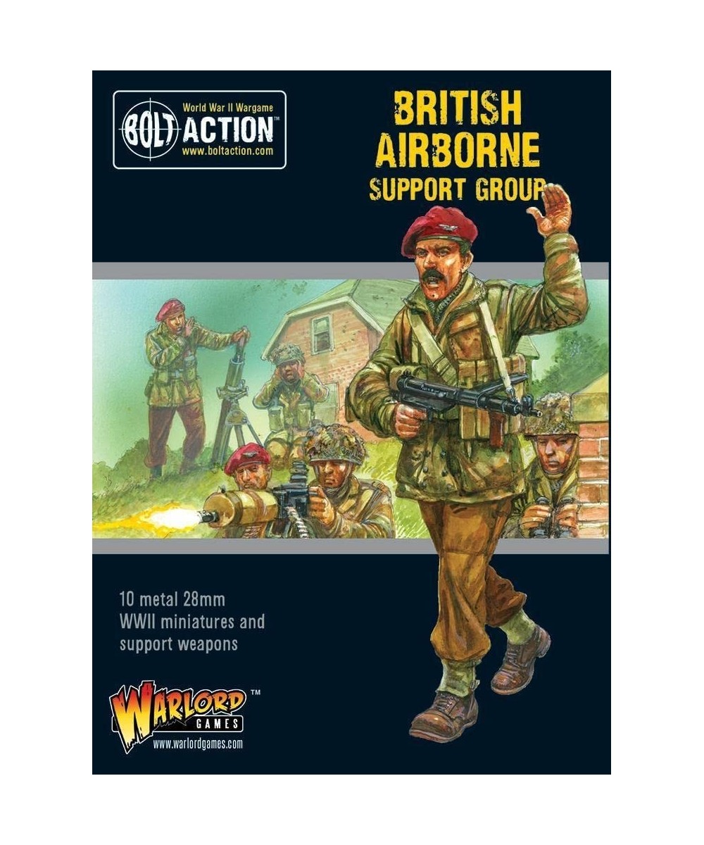 Bolt Action WWII Wargame Allies British Airborne Support Group Miniatures $63.58 Game Accessories