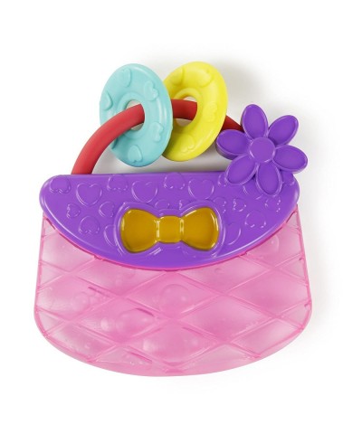 Carry & Teethe Purse Chillable Teether Toy Ages 3 months + Pretty in Pink $12.05 Baby Teether Toys