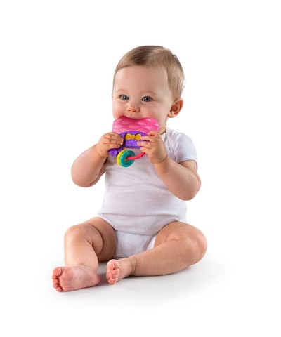 Carry & Teethe Purse Chillable Teether Toy Ages 3 months + Pretty in Pink $12.05 Baby Teether Toys