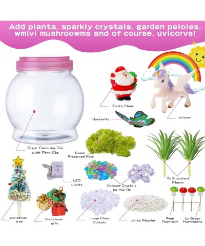 Light Up Unicorns Gifts for Girls Unicorn Terrarium Kit for Kids Make Your Own Unicorn Night Light Birthday Unicorn Toys Chri...