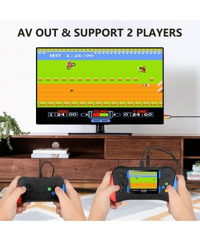 Handheld Game Console 500 Classical Games Retro Video Games Player 3.5' Color Screen Support for Two Players Connecting TV Re...