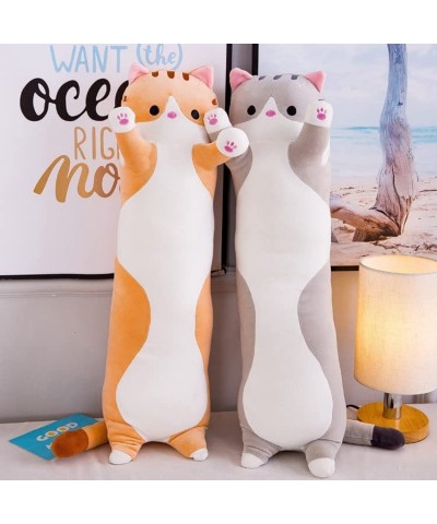 Cute Plush Cat Pillow Doll Soft Stuffed Long Cat Plush Toy Gift for Kids Girlfriend (130cm/51.18Inch Grey) $66.80 Kids' Plush...