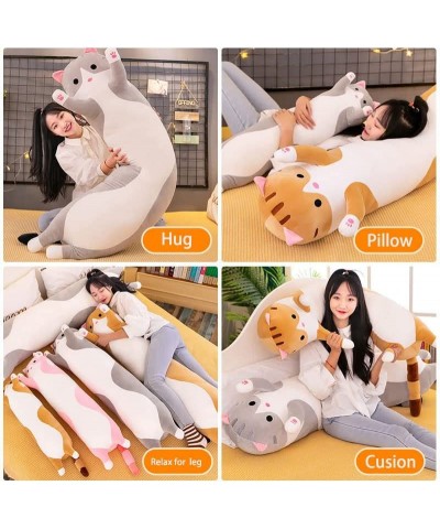 Cute Plush Cat Pillow Doll Soft Stuffed Long Cat Plush Toy Gift for Kids Girlfriend (130cm/51.18Inch Grey) $66.80 Kids' Plush...