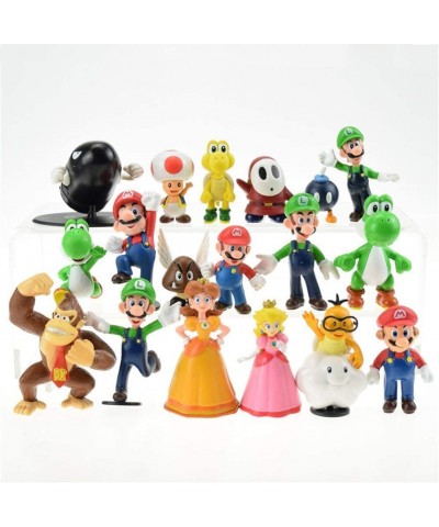 18 Pcs/Set Super Mario Bros Super Mary Princess Turtle Mushroom Orangutan Super Mary Action Figures 2 $41.85 Action Figures