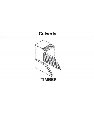 Timber N Scale Culverts Woodland Scenics $23.48 Toy Vehicle Playsets