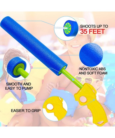 Water Gun 7 PCS Pool Toys for Kids Ages 8-12 35 FT Long Shot Squirt Gun for Adults&Kids&Boys&Girls Foam Blaster Water Toys in...